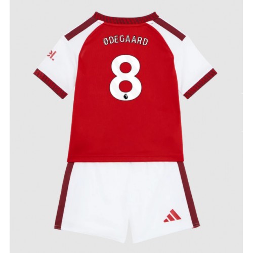 Stroje piłkarskie Arsenal Martin Odegaard #8 Koszulka Podstawowej dla dzieci 2026-27 Krótki Rękaw (+ szorty)